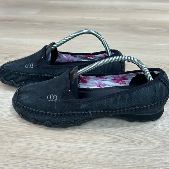 Skechers Shoes Womens Sz 7.5 Jaywalk Slip On Black Comfort Round Toe Wedge - Picture 3 of 10